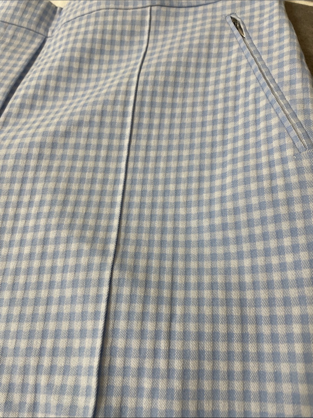 Per se Gingham Hi Rise Slim Ankle Pant size 10 - Picture 10 of 10